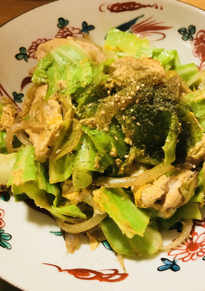 洋食屋さん風☆鶏肉とキャベツの野菜炒め-レシピのメイン写真