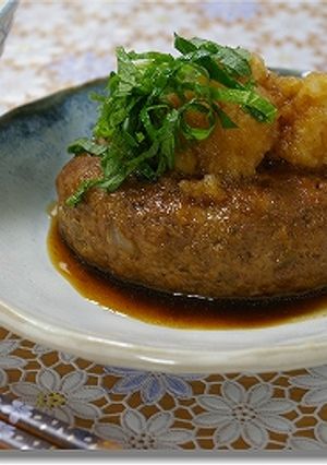 ふっくら♪和風ハンバーグ-レシピのメイン写真