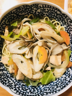 鶏肉とキャベツのチャンポン麺-レシピのメイン写真