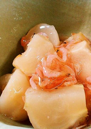 小かぶと高野豆腐のアミエビ入りあんかけ-レシピのメイン写真