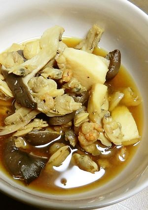 霜降りヒラタケとシーフードのレモン味-レシピのメイン写真