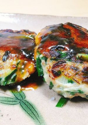 ニラバーグ-レシピのメイン写真