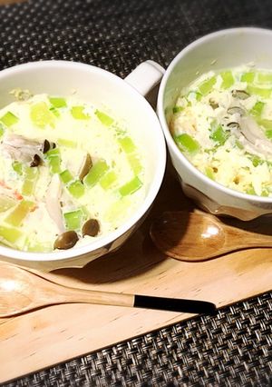 カップで簡単レンチン茶碗蒸し-レシピのメイン写真