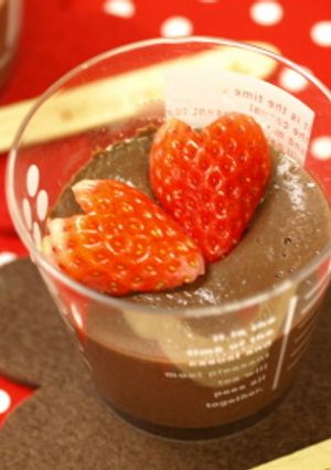 バレンタインに♪５分でチョコプリン-レシピのメイン写真