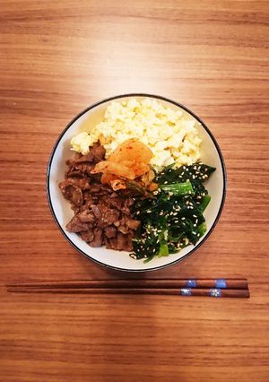 韓国風 三色丼-レシピのメイン写真