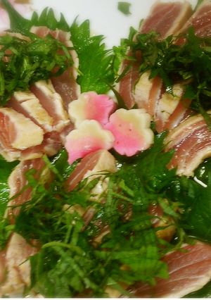 お魚屋さんに教わったまぐろのたたき-レシピのメイン写真