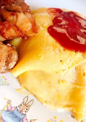 唐揚げオムライス-レシピのメイン写真