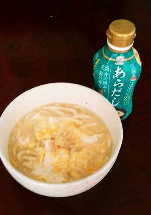 あらだし生姜卵うどん-レシピのメイン写真