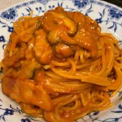 รูปของ ワンポット❤️トマトクリーム❤️パスタ