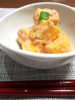 玉子焼きの明太子(マヨネーズ)和え-レシピのメイン写真