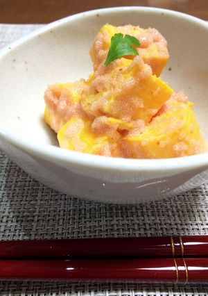 玉子焼きの明太子(マヨネーズ)和え-レシピのメイン写真