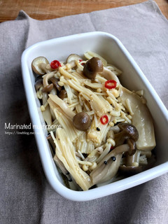 【作り置き】レンジで簡単!きのこのマリネ-レシピのメイン写真