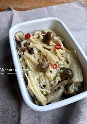 【作り置き】レンジで簡単！きのこのマリネ-レシピのメイン写真