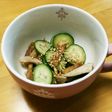 簡単*生しいたけとキュウリの惣菜☆