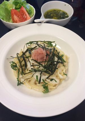 たらこクリームスパゲティ-レシピのメイン写真