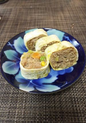 中華家庭料理・薄焼き卵で包んだ変わり焼売-レシピのメイン写真