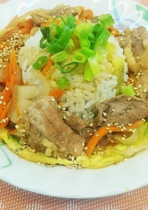 春色☆旬の野菜と豚バラのご飯♪-レシピのメイン写真