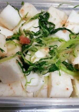水菜とはんぺんの明太子和え-レシピのメイン写真