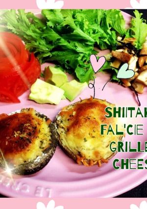 椎茸のファルシー♡こんがりチーズ焼き♪-レシピのメイン写真