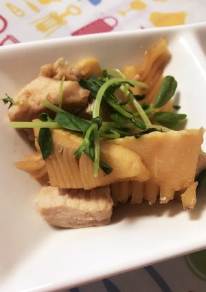 たけのこと鶏肉の煮物-レシピのメイン写真