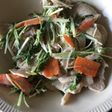 豚肉と水菜のマヨ炒め★