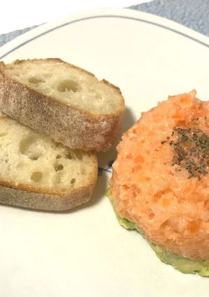 【腸活】アボカドサーモンタルタル-レシピのメイン写真
