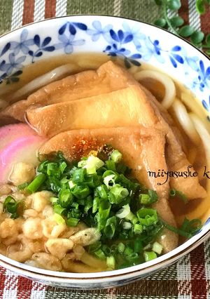東丸スープで簡単きつねうどん-レシピのメイン写真