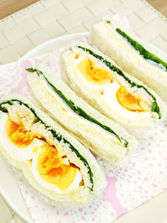 サラダチキンとゆで玉子のサンドイッチ-レシピのメイン写真