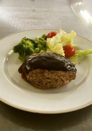 ゴボウ入りハンバーグ-レシピのメイン写真