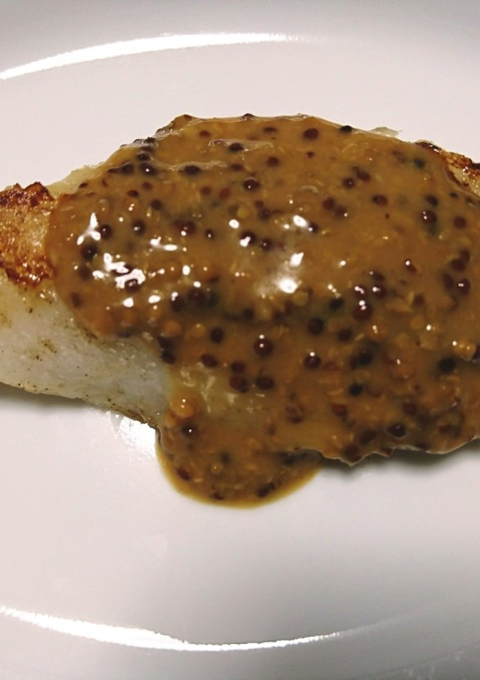 カレイのムニエル マスタードソース添え-レシピのメイン写真