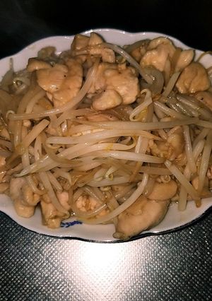 もやしと鶏胸肉の酢あんかけ-レシピのメイン写真