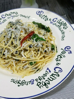 初夏の訪れシラスと海苔のペペロンチーノ-レシピのメイン写真