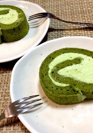 京都土産⁈って思えちゃう濃厚抹茶ロール♪-レシピのメイン写真