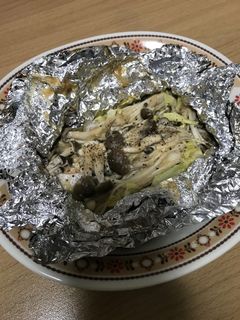 しゃけのホイル蒸し*ちゃんちゃん焼き風-レシピのメイン写真