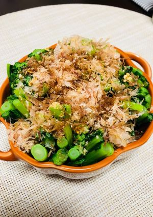 春！かき菜のおひたし-レシピのメイン写真