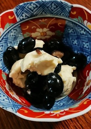 酒の肴 クリームチーズと黒豆-レシピのメイン写真