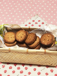 全粒粉のハチミツきな粉クッキー-レシピのメイン写真