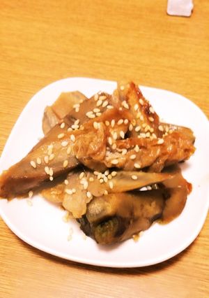 【ごぼう消費】豚肉とごぼうの炒め煮-レシピのメイン写真