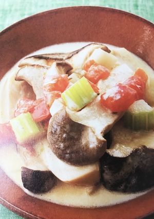 レンジで簡単！エリンギのクリーム煮-レシピのメイン写真