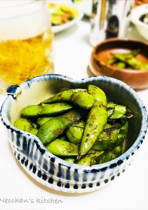 ヤバ旨っ♡にんにくマヨ醤油 おつまみ枝豆-レシピのメイン写真