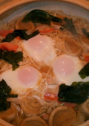 お手軽鍋焼きうどん-レシピのメイン写真
