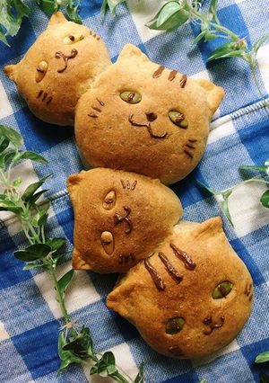 発酵1分★全粒粉入り★猫ちぎりパン-レシピのメイン写真