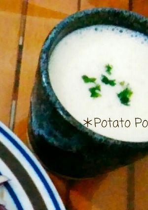 コンロ不要　簡単　ポテトポタージュ-レシピのメイン写真