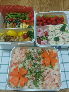 我が家のお花見お弁当❤ちらし寿司-レシピのメイン写真