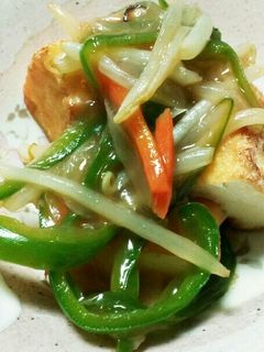 厚揚げ野菜あんかけ(糖質オフ)-レシピのメイン写真