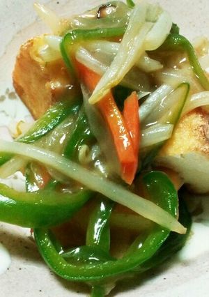 厚揚げ野菜あんかけ(糖質オフ)-レシピのメイン写真
