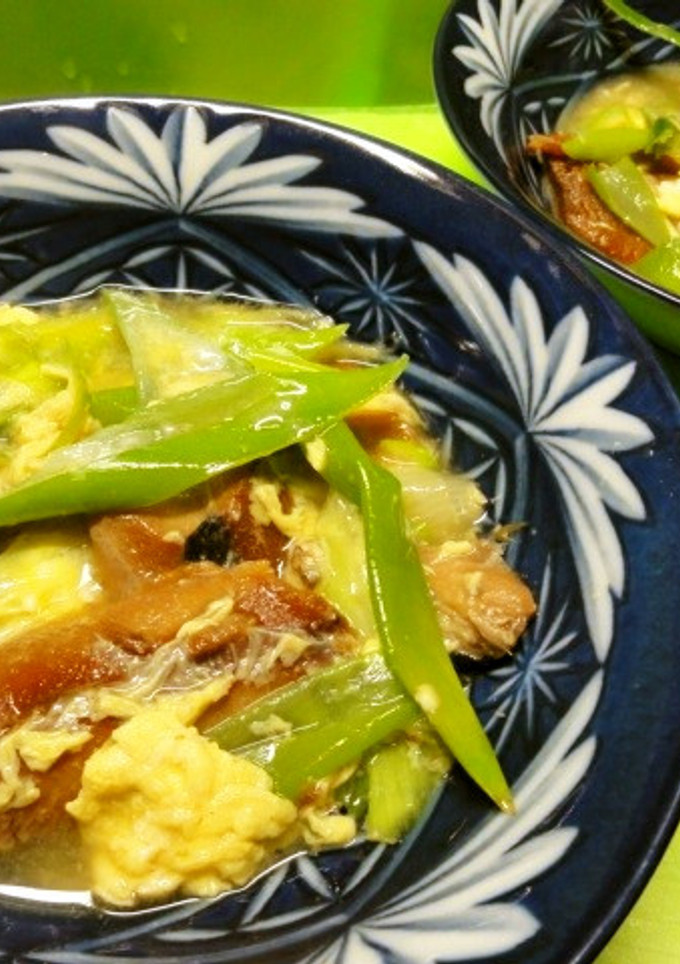 ＊にしんの蒲焼き缶で卵とじ＊-レシピのメイン写真