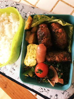 旦那さんお弁当(ハンバーグ)-レシピのメイン写真