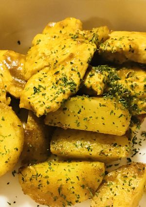 鶏肉とジャガイモのカレー粉炒め-レシピのメイン写真