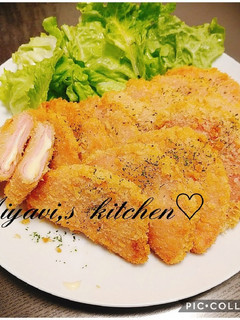 衣付も簡単♪ぱったんチーズハムカツ♡-レシピのメイン写真